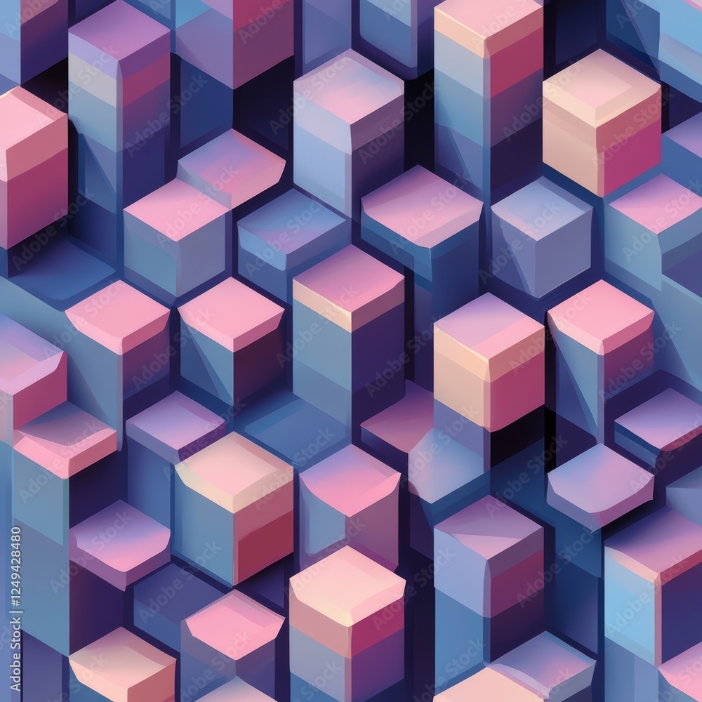 Seamless abstract background with cubes. Vector illustration. Eps 10. Seamless abstract background with cubes. Vector illustration. Eps 10.