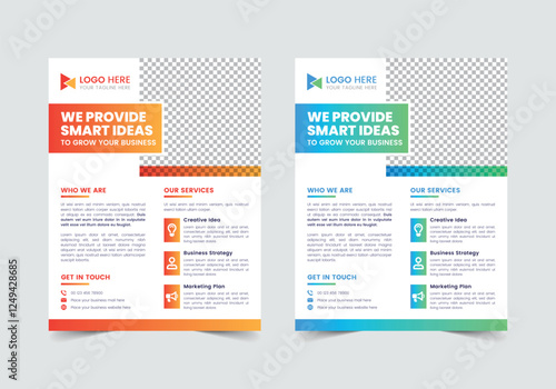 Creative Business Flyer Template | CMYK | US Letter | Print Ready | 0.125 Bleed