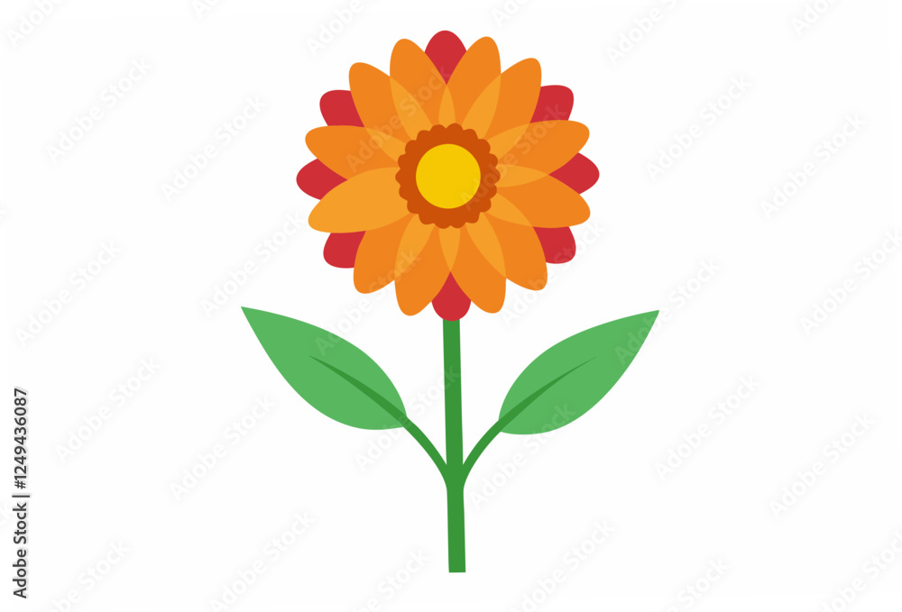 Obraz premium sunflower isolated on white background