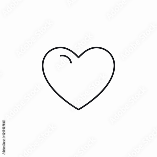 heart press icon sign vector