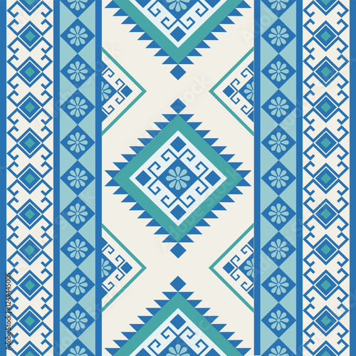Ethnic geometric patterns according to the style of the individual