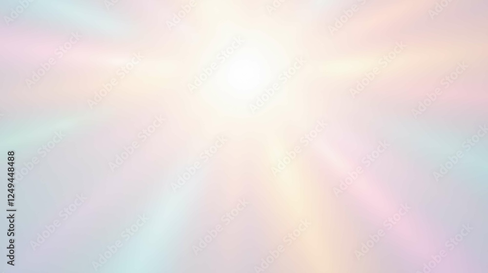 Ethereal Light Rays in Soft Pastel Colors with Dreamy Background Ethereal Light Rays in Soft Pastel Colors with Dreamy Background