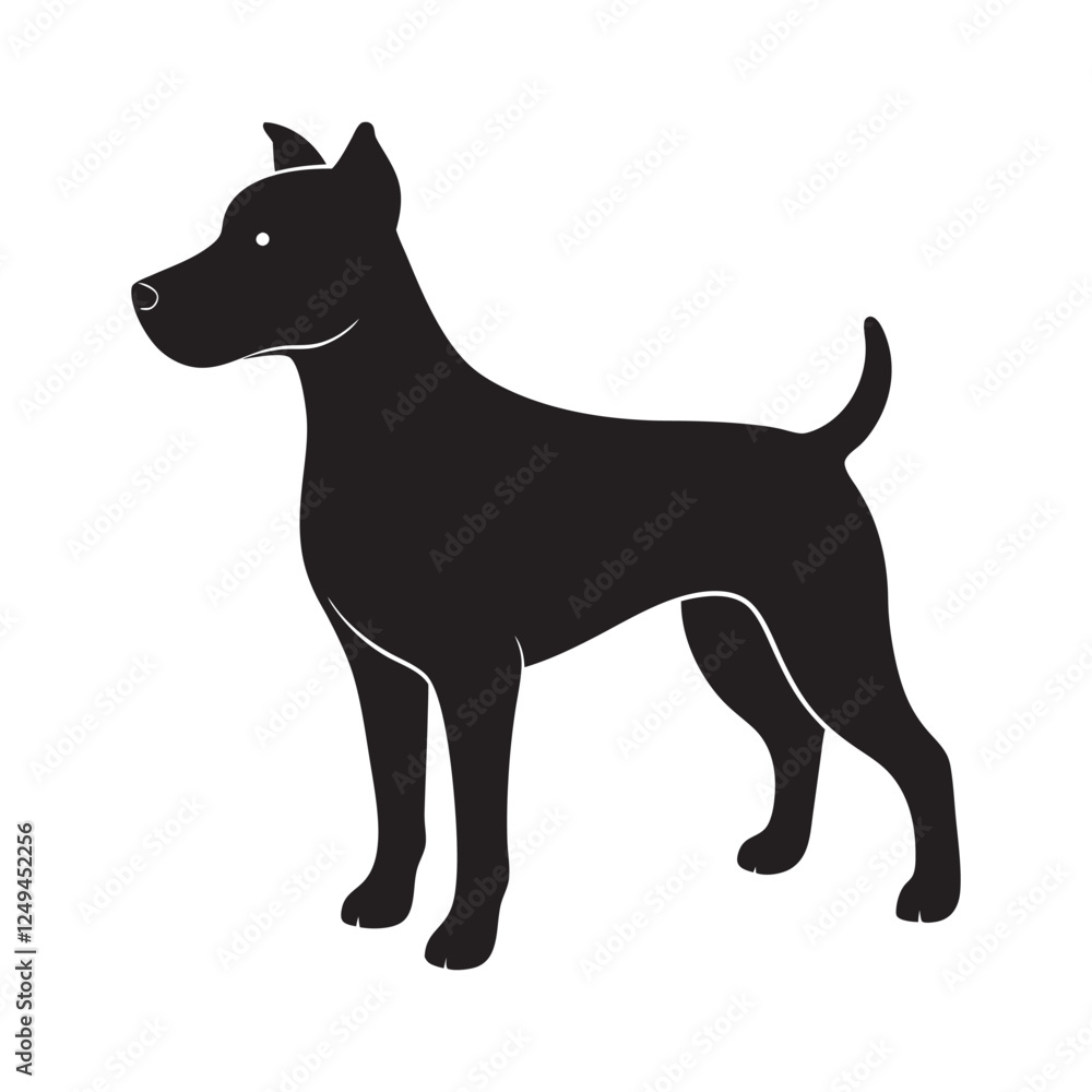 vector illustration of a dog vector illustration of a dog