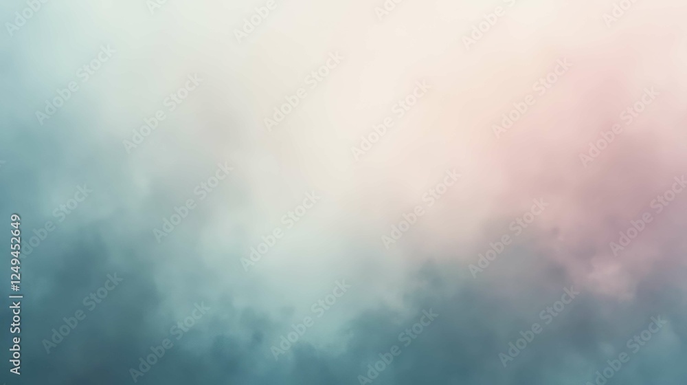 Fototapeta premium Soft Pastel Clouds in Gentle Light for Tranquil Backgrounds