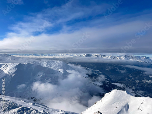 aerial view of mountains
