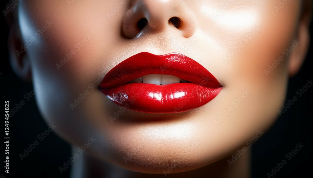 Fototapeta premium close up of a woman lips