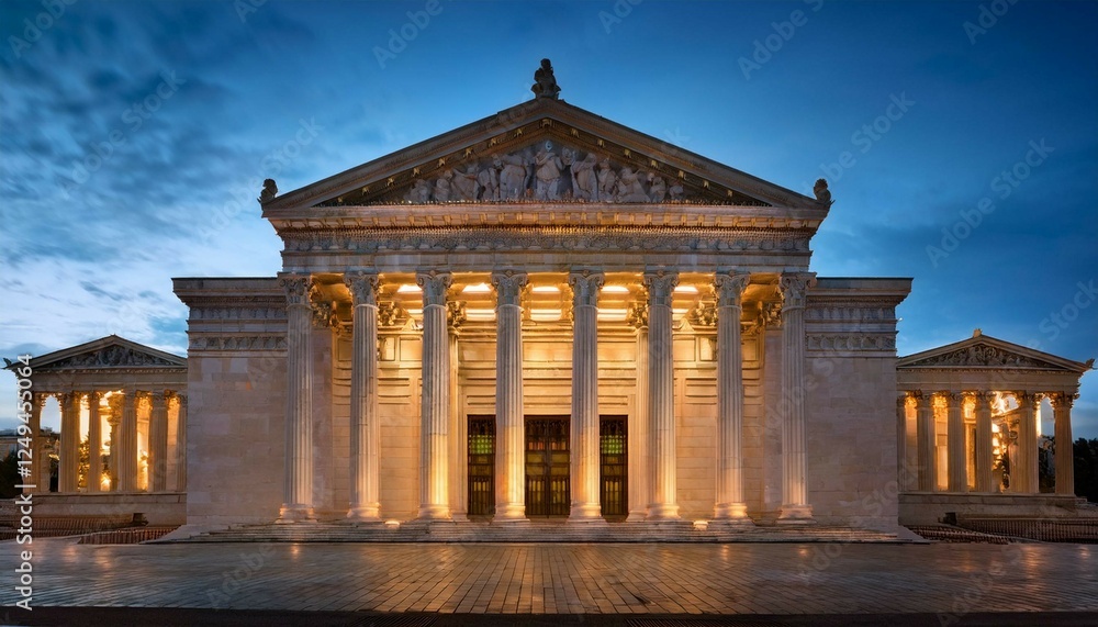 Obraz premium night view of st petersburg