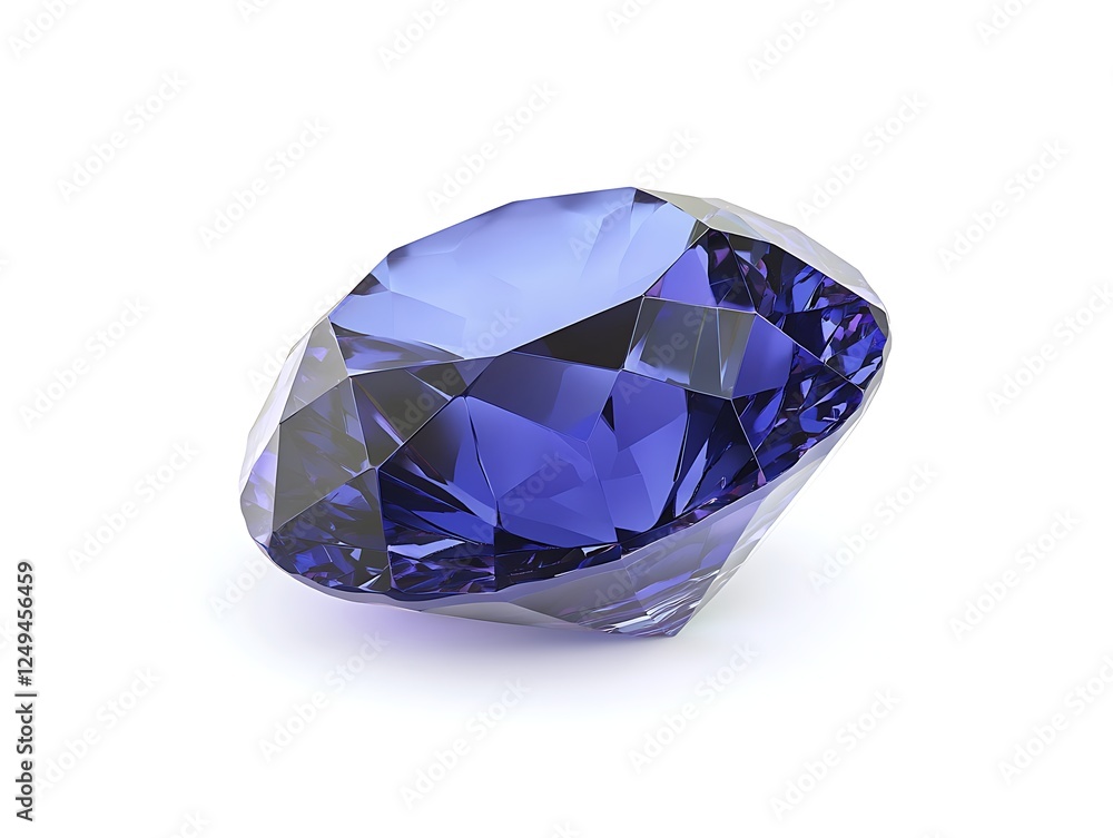 High-resolution Deep Blue Gemstone High-resolution Deep Blue Gemstone