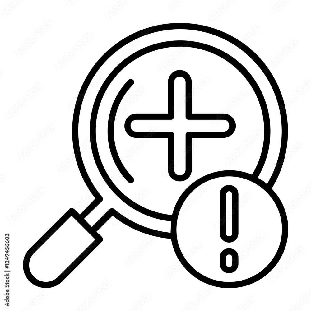 Zoom in Outline Style Icon Design Zoom in Outline Style Icon Design
