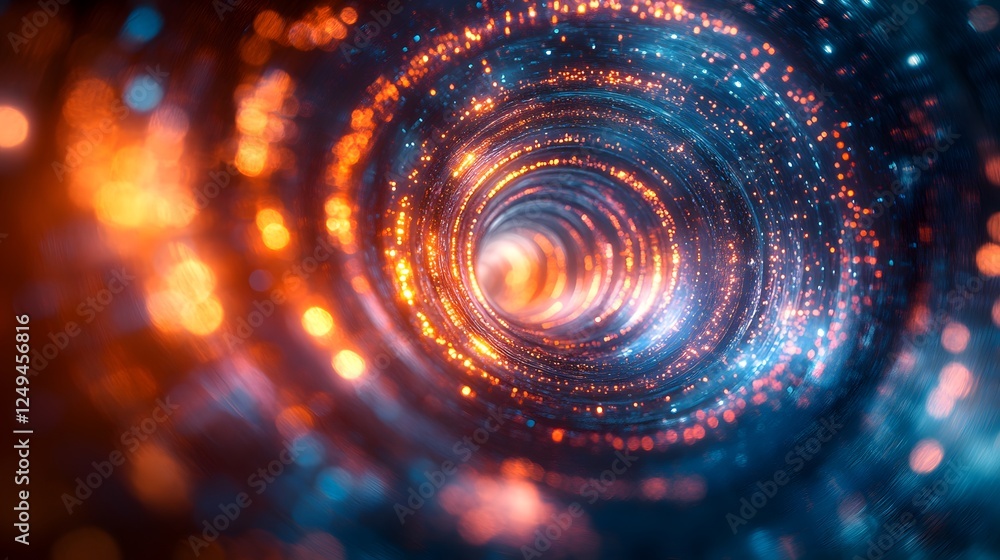A Captivating Colorful Spin Wheel in Long Exposure Creating a Dynamic Decision Maker Illustration with Vibrant Lights and Abstract Background A Captivating Colorful Spin Wheel in Long Exposure Creating a Dynamic Decision Maker Illustration with Vibrant Lights and Abstract Background