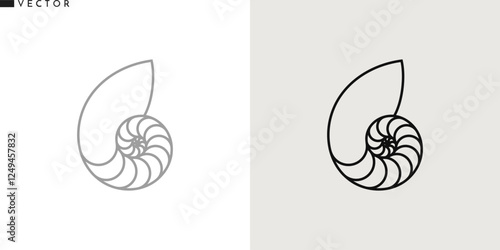 Nautilus shell icon