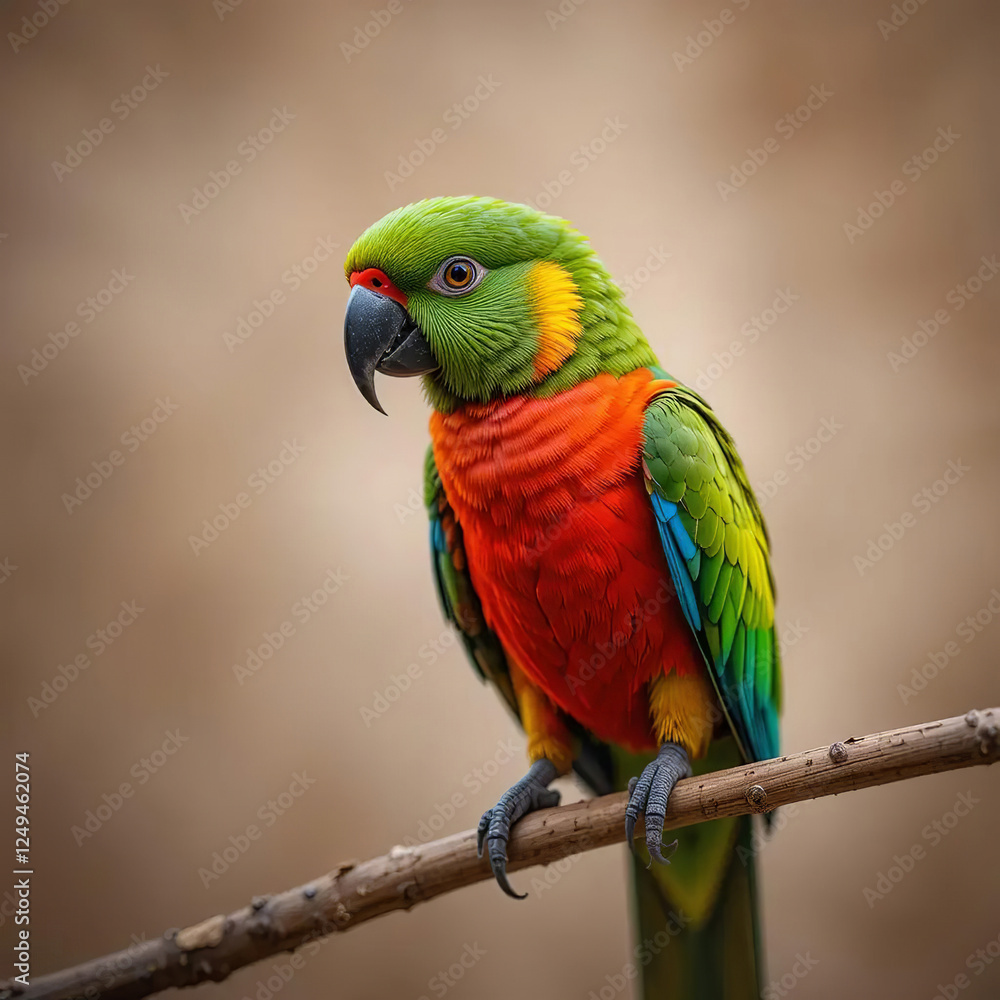 Obraz premium The Colorful World of Parrots Nature’s Talking Wonders (36)
