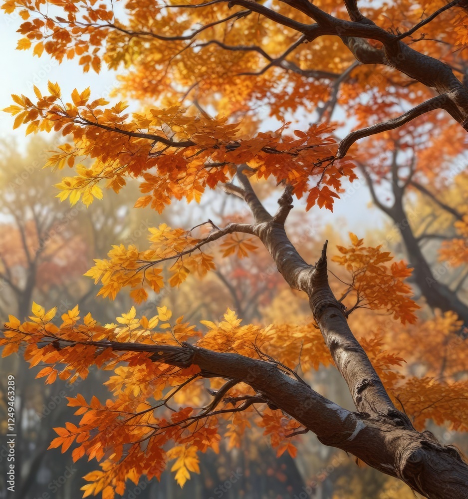 Perched on a tree branch with leaves changing colors in the fall, blue jay, leaf change, tree Perched on a tree branch with leaves changing colors in the fall, blue jay, leaf change, tree