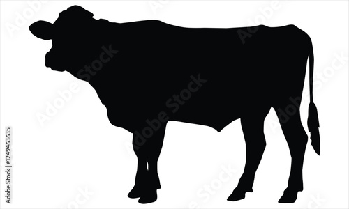 cow silhouette vector