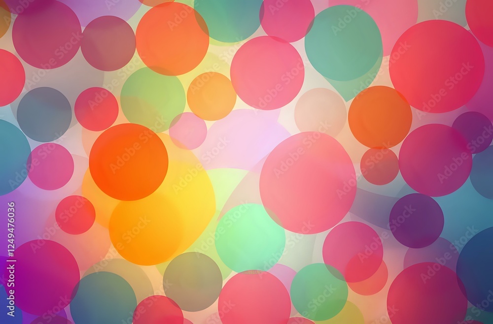 Vibrant Geometric Circles Abstract Design with Smooth Color Transitions Vibrant Geometric Circles Abstract Design with Smooth Color Transitions