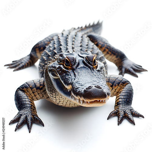 alligator isolated on white