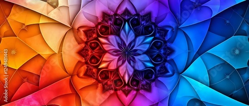 Wallpaper Mural Abstract Geometric Elegance: Modern Digital Wallpaper with 21:9 Aspect Ratio Torontodigital.ca