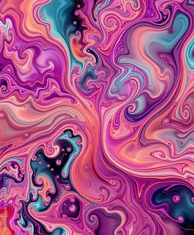 Vibrant Fractal Expressionist Abstract Wallpaper Vibrant Fractal Expressionist Abstract Wallpaper