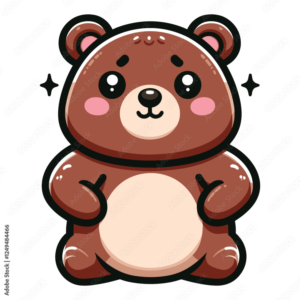 A realstict Bear vector illustration bear icon logo teddy cartoon character A realstict Bear vector illustration bear icon logo teddy cartoon character