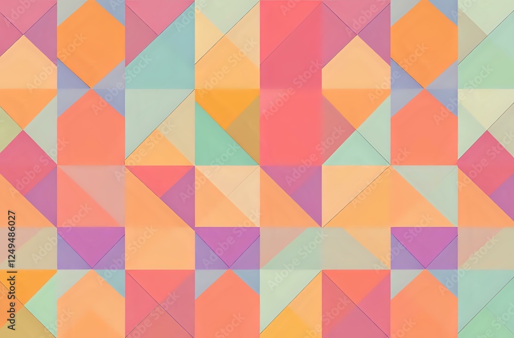 Vibrant Geometric Abstract Design Vibrant Geometric Abstract Design