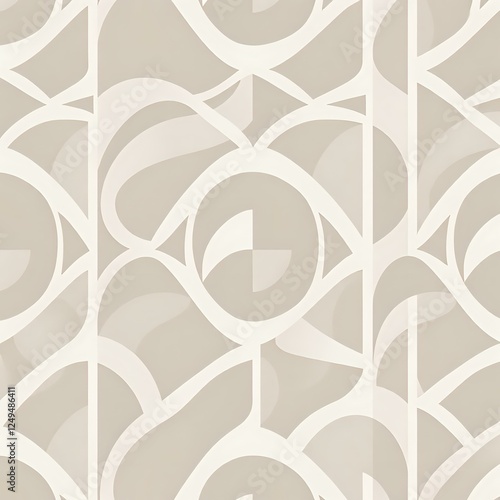 Vintage-Inspired Geometric Pattern with Minimalist Elegance - Perfect for Wallpaper or Backgrounds