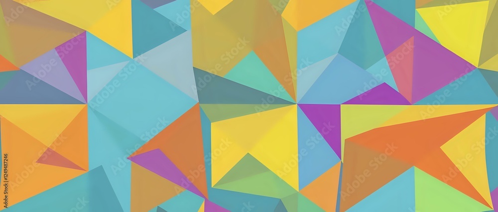 Vibrant Geometric Abstract Wallpaper Vibrant Geometric Abstract Wallpaper