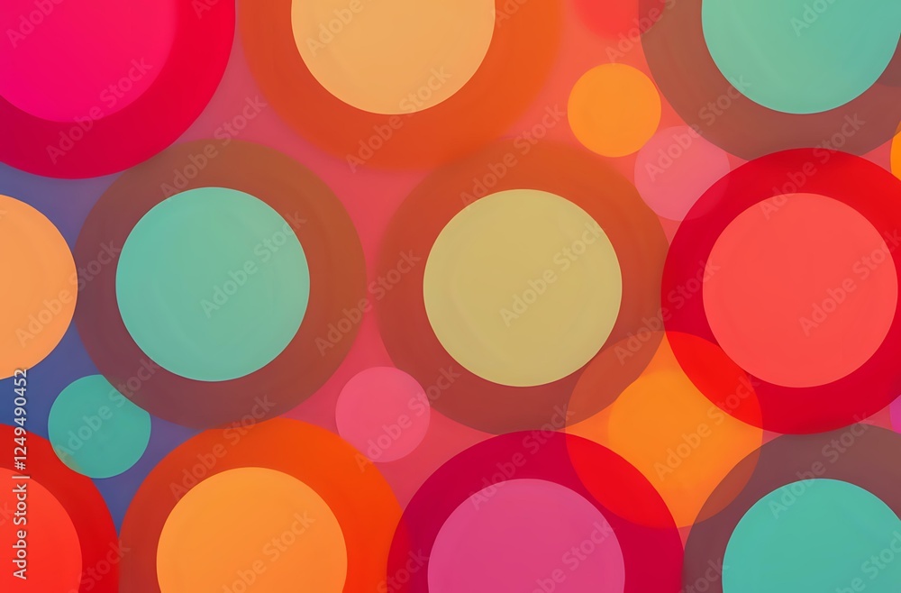 Abstract Circle Pattern with Gradient Colors Abstract Circle Pattern with Gradient Colors
