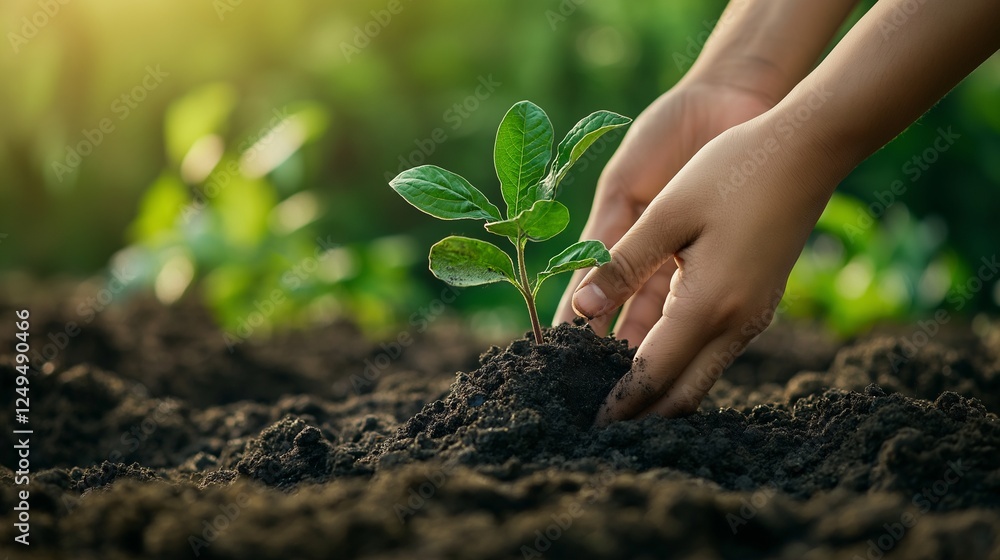 Sustainable Farming environment concept Sustainable Farming environment concept