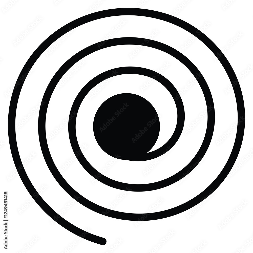 Black Hole icon line vector illustration Black Hole icon line vector illustration