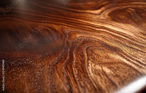 Closeup Wood Grain Texture, Dark Brown Wooden Surface photo