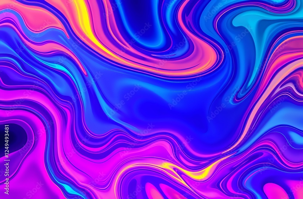 Vibrant Abstract Background with Liquid Art Flow Vibrant Abstract Background with Liquid Art Flow