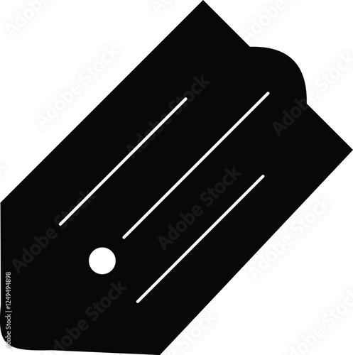 Black and white 3d graphic design black vector