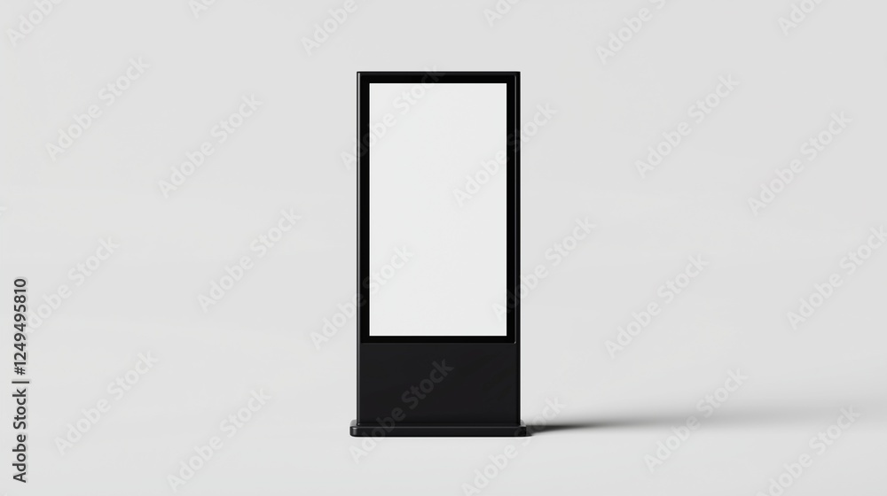 a blank advertisement frame mock up a blank advertisement frame mock up