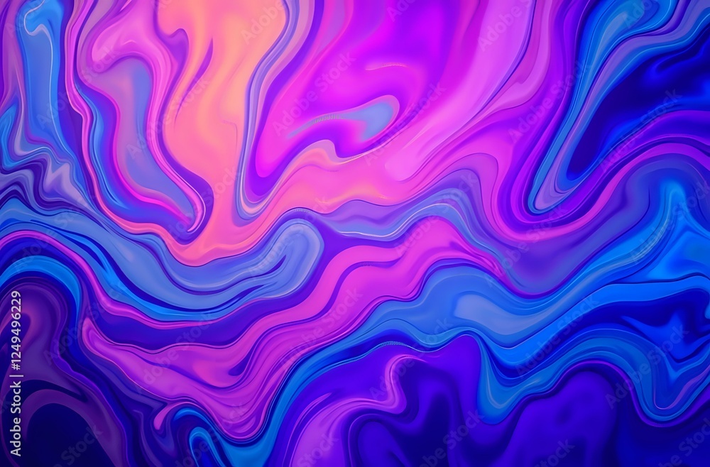 Abstract Sunset: Vibrant Color Swirls Abstract Sunset: Vibrant Color Swirls