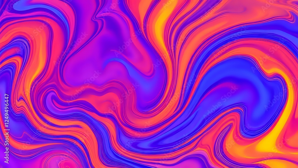 Vibrant Abstract Swirls - Modern Digital Wallpaper Design Vibrant Abstract Swirls - Modern Digital Wallpaper Design