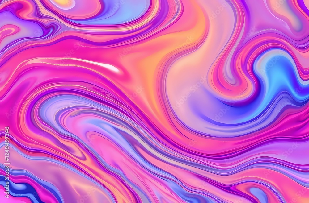 Obraz premium Ethereal Liquid Art Galaxy Background