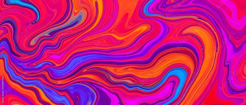 Abstract Liquid Art Wallpaper with Vibrant Color Swirls Abstract Liquid Art Wallpaper with Vibrant Color Swirls