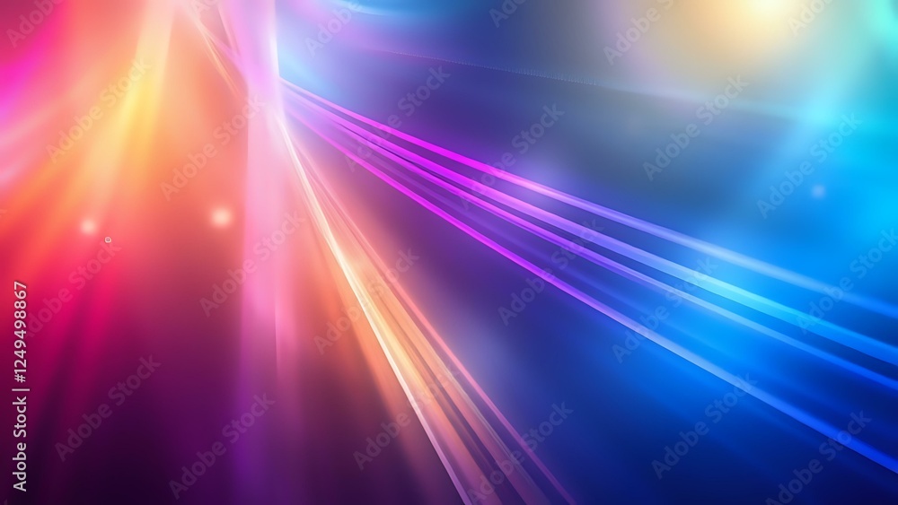 Vibrant Abstract Digital Art with Gradient Light Rays | Modern Aesthetic Design Vibrant Abstract Digital Art with Gradient Light Rays | Modern Aesthetic Design