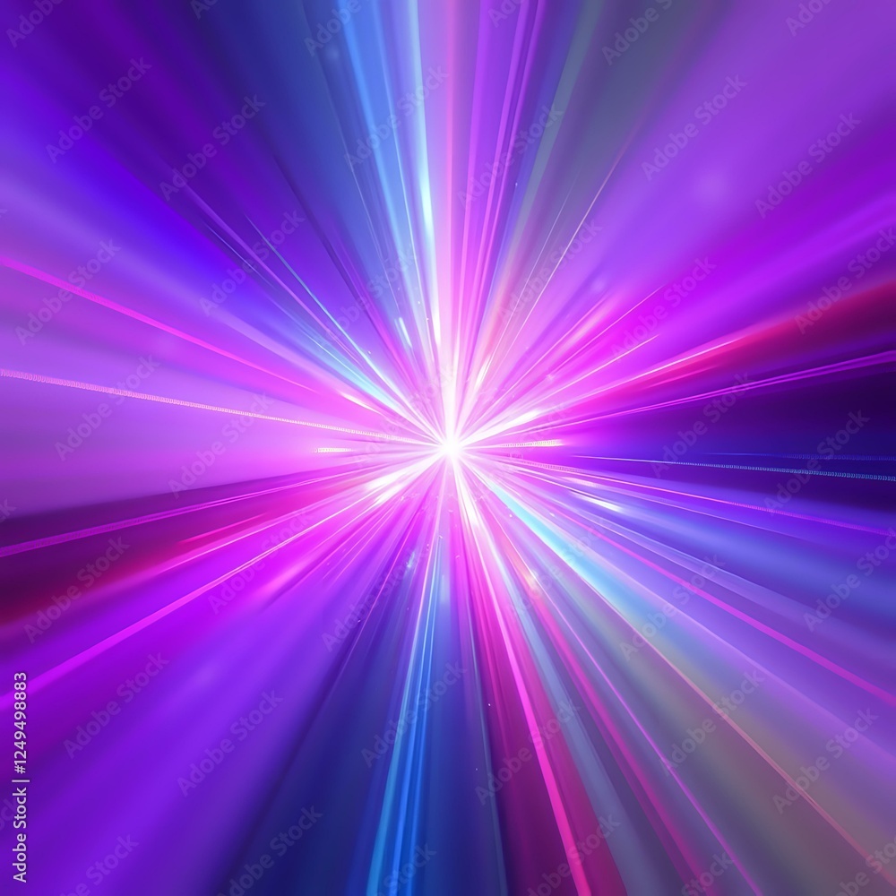Radiant Abstract Starburst: Cosmic Energy Burst Radiant Abstract Starburst: Cosmic Energy Burst