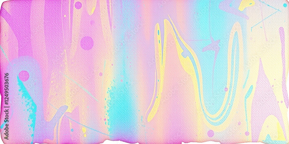 Fototapeta premium Iridescent Hues Adorn Terracotta Canvas