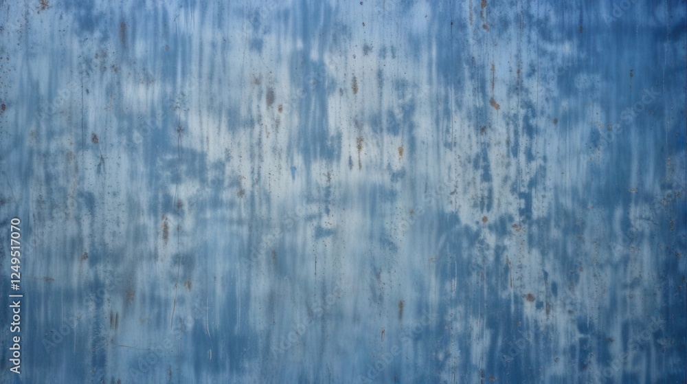 Textured Steel Surface Weathered Blue Metal Background with Rust Spots and Paint Degradation Textured Steel Surface Weathered Blue Metal Background with Rust Spots and Paint Degradation