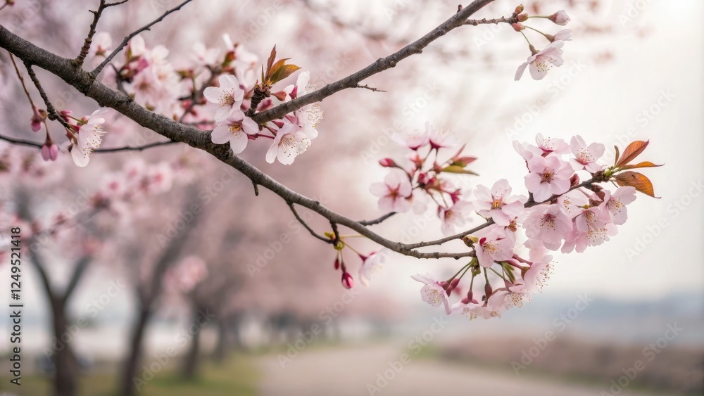 soft focus photo of blooming cherry tree, gentle hues, flowering trees soft focus photo of blooming cherry tree, gentle hues, flowering trees