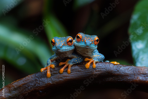 Lizards in the Jungle illustration photo