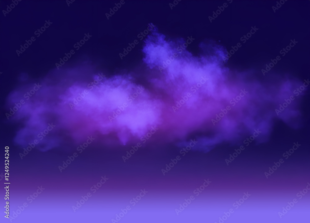 The image is an abstract background with a gradient effect. The background is a deep purple color with a hint of blue at the top and bottom an a cloud/smoke The image is an abstract background with a gradient effect. The background is a deep purple color with a hint of blue at the top and bottom an a cloud/smoke