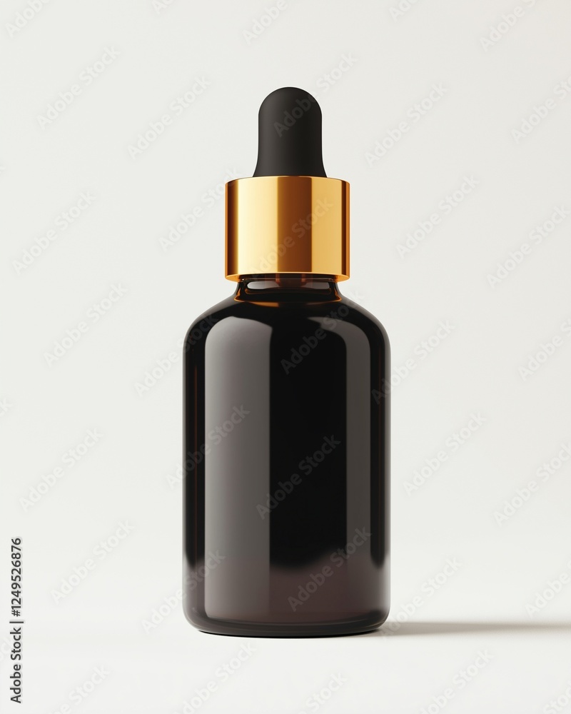 A blank cosmetic container mock up A blank cosmetic container mock up