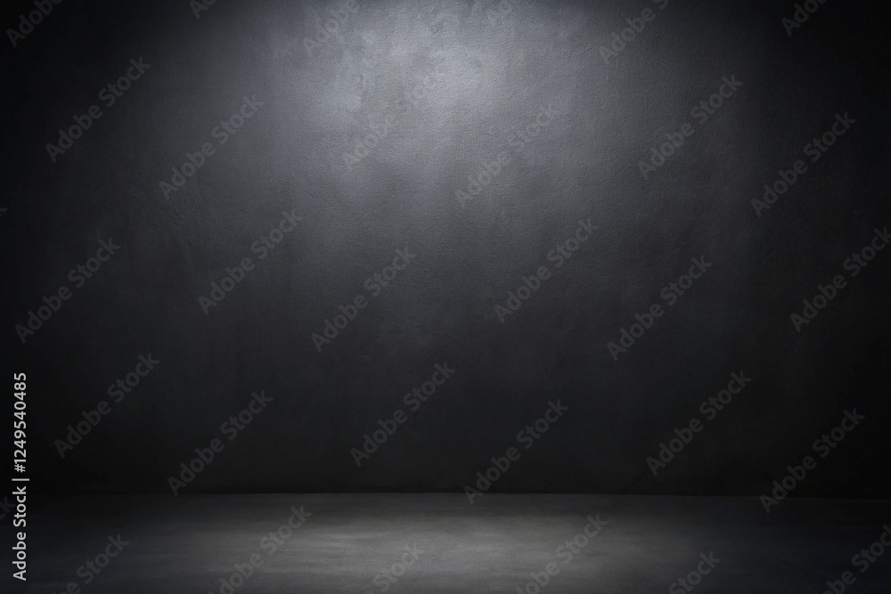 Dark room studio backdrop, empty scene for product display Dark room studio backdrop, empty scene for product display