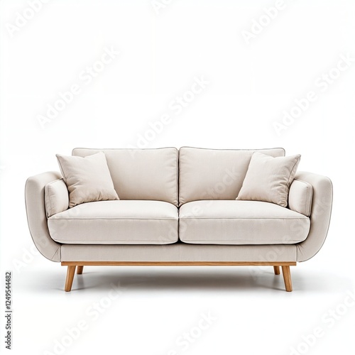3D Sofa Models on Minimal White Background