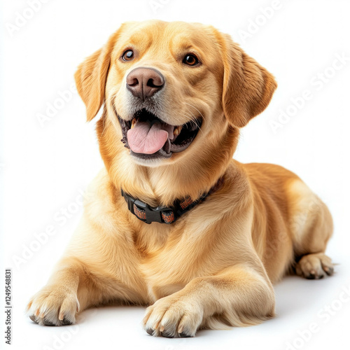 Dog Lying Isolated