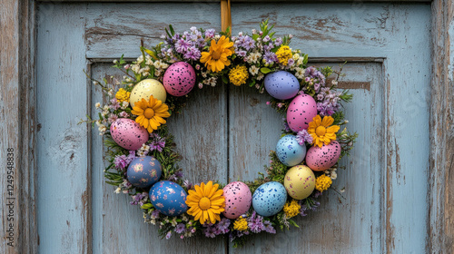Decorative Easter Wreath Ma...