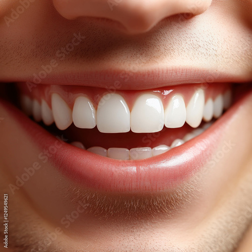 Man Teeth Isolated